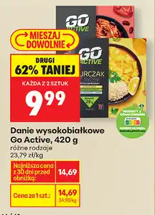 Biedronka Danie wysokobiałkowe Go Active, 420 g oferta