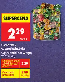 Biedronka Galaretki w czekoladzie Opolanki na wagę oferta