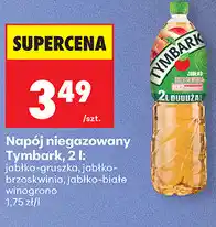 Biedronka Napój niegazowany Tymbark, 2 l (jabłko-gruszka, jabłko-brzoskwinia, jabłko-białe winogrono) oferta