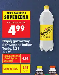 Biedronka Napój gazowany Schweppes Indian Tonic, 1,2 l oferta