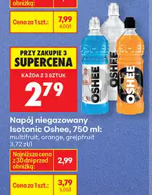 Biedronka Napój niegazowany izotoniczny Oshee, 750 ml oferta