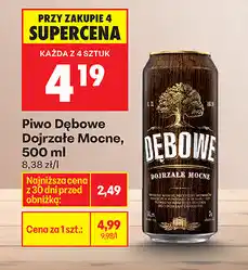 Biedronka Piwo Dębowe Dojrzałe Mocne, 500 ml oferta
