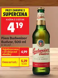 Biedronka Piwo Budweiser Budvar, 500 ml oferta