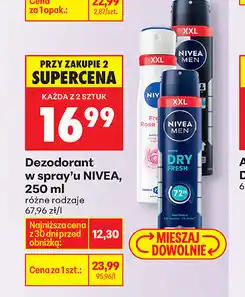 Biedronka NIVEA dezodorant spray, 250 ml oferta