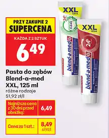 Biedronka Pasta do zębów Blend-a-med XXL, 125 ml oferta