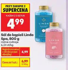 Biedronka Sól do kąpieli Linda Spa, 800g oferta