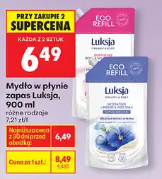 Biedronka Mydło w płynie zapas Luksja, 900 ml oferta
