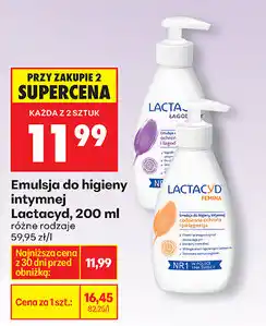 Biedronka Lactacyd emulsja do higieny intymnej, 200 ml oferta