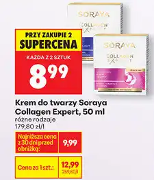 Biedronka Krem do twarzy Soraya Collagen Expert, 50 ml oferta