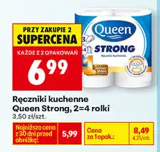 Biedronka Ręczniki kuchenne Queen Strong, 2×4 rolki oferta