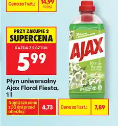 Biedronka Płyn uniwersalny Ajax Floral Fiesta, 1 l oferta