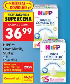 Biedronka HiPP Junior Combiotik, 550 g oferta