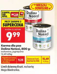Biedronka Karma dla psa Dolina Noteci, 800 g oferta