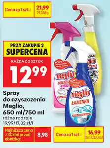 Biedronka Spray do czyszczenia Meglio, 659 ml/750 ml, różne rodzaje oferta