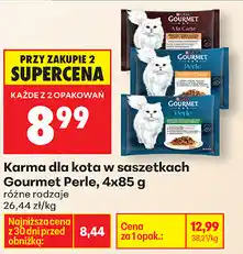 Biedronka Karma dla kota w saszetkach Gourmet Perle, 4x85 g oferta