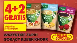 Biedronka Zupki Gorący Kubek Knorr (żurek, serowa, barszcz, itp.) oferta