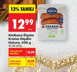 Biedronka Kiełbasa Śląska Kraina Wędlin Nature, 400 g oferta