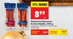 Biedronka Kabanosy klasyczne Kraina Wędlin, 300 g oferta