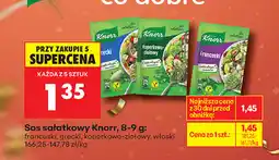 Biedronka Sos sałatkowy Knorr (francuski, grecki, koperkowo-ziołowy, włoski) oferta