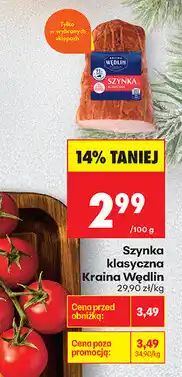 Biedronka Szynka klasyczna Kraina Wędlin oferta
