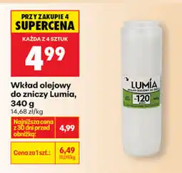 Biedronka Wkład olejowy do zniczy Lumia, 340g oferta