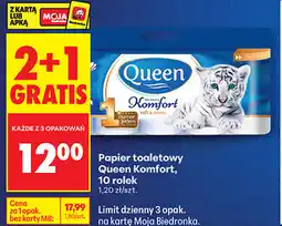 Biedronka Papier toaletowy Queen Komfort, 10 rolek oferta