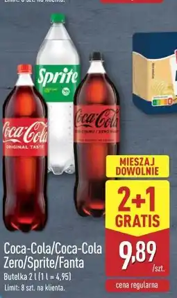 ALDI Coca-Cola/Coca-Cola Zero/Sprite/Fanta oferta