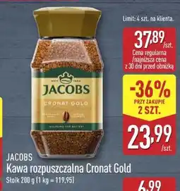 ALDI JACOBS Kawa rozpuszczalna Cronat Gold oferta
