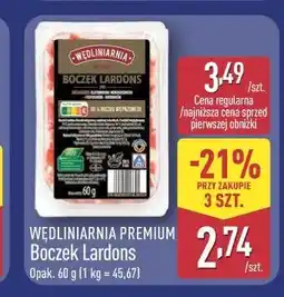 ALDI WĘDLINIARNIA PREMIUM Boczek Lardons oferta