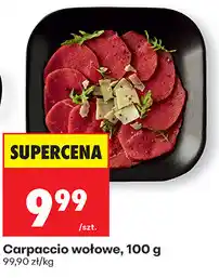 Biedronka Carpaccio wołowe 100g oferta