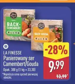 ALDI La Finesse Panierowany ser Camembert/Gouda oferta