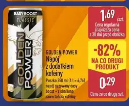 ALDI Golden Power Napój z dodatkiem kofeiny oferta