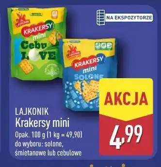 ALDI LAJKONIK Krakersy mini oferta