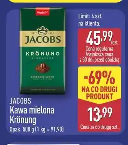 ALDI Jacobs Kawa mielona Krönung oferta