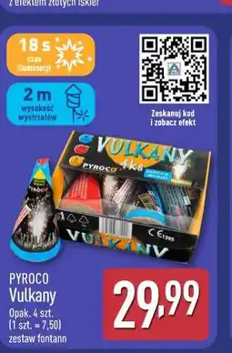 ALDI PYROCO Vulkany (zestaw fontann) oferta