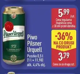 ALDI Piwo Pilsner Urquell oferta