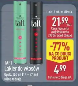 ALDI TAFT Lakier do włosów oferta