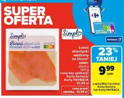 Carrefour Łosoś atlantycki wędzony na zimno SIMPL oferta