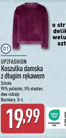 ALDI UP2FASHION Koszulka damska z długim rękawem oferta