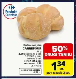 Carrefour Bułka swojska Carrefour oferta