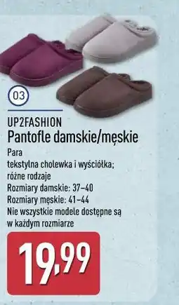 ALDI UP2FASHION Pantofle damskie/męskie oferta