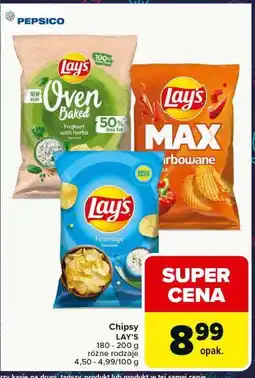 Carrefour Chipsy LAY'S 180 - 200 g oferta