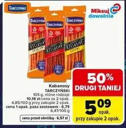 Carrefour Kabanosy Tarczyński oferta