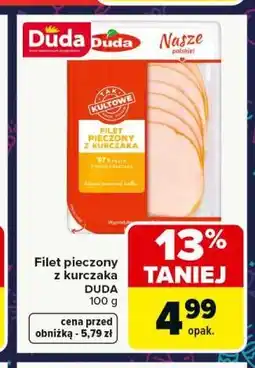 Carrefour Filet pieczony z kurczaka DUDA 100 g oferta