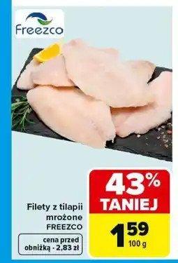 Carrefour Filety z tilapii mrożone FREEZCO oferta