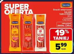 Carrefour Snacki wieprzowe SALAMI TARCZYŃSKI 80 g oferta