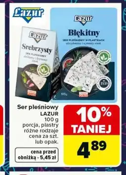 Carrefour Ser pleśniowy LAZUR różne rodzaje oferta