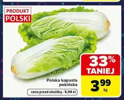 Carrefour Polska kapusta pekińska oferta