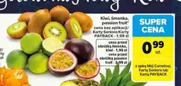 Carrefour Kiwi, limonka, passion fruit oferta