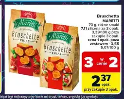 Carrefour Bruschetta MARETTI 70g oferta